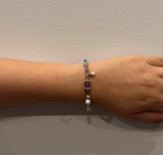 Calm & Spirit Protector Bracelet 18K Gold-Plated Silver