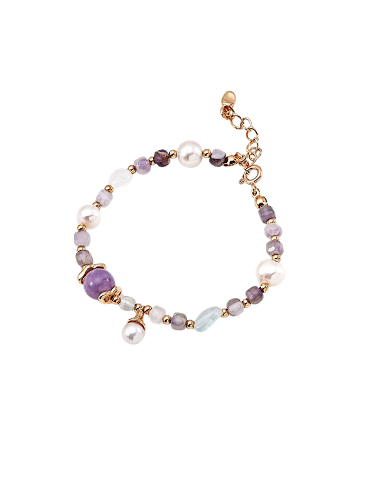 Calm & Spirit Protector Bracelet 18K Gold-Plated Silver