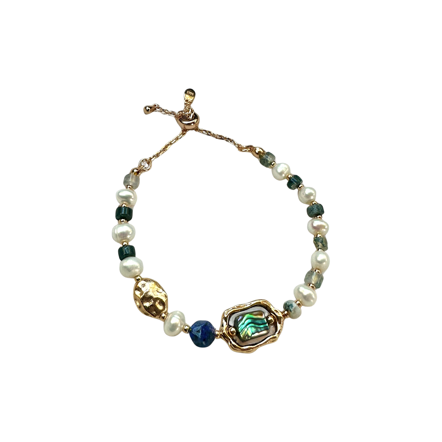 Wealth & Abundance Bracelet 18K Gold-Plated Silver