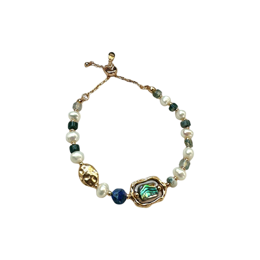 Wealth & Abundance Bracelet 18K Gold-Plated Silver