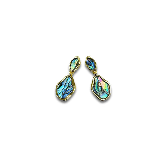 Wealth & Abundance Drop Earrings Gold-Plated Silver