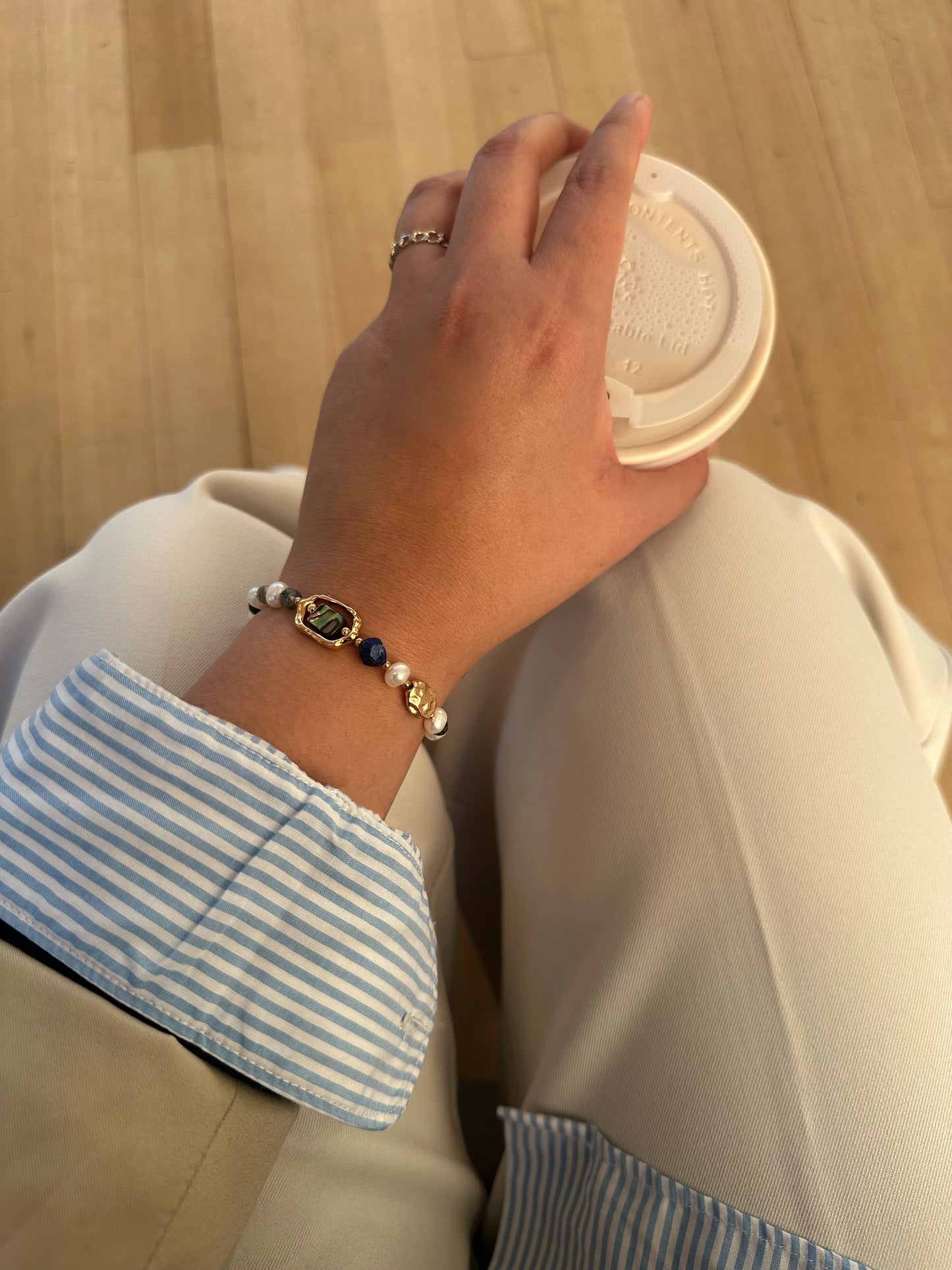 Wealth & Abundance Bracelet 18K Gold-Plated Silver
