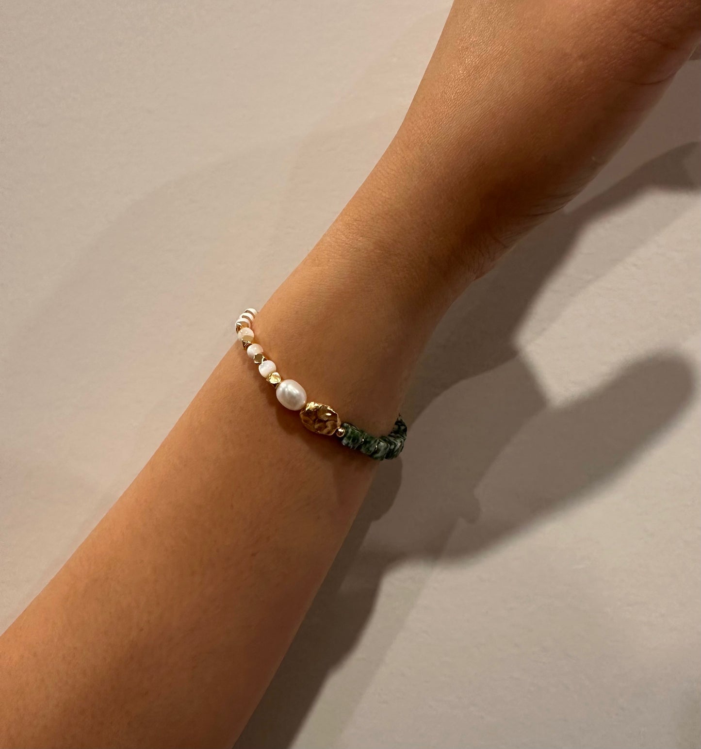 Wealth & All in Control Bracelet 18K Gold-Plated Silver